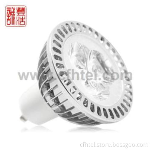 3W GU10 LED Spotlight Of Fin Heatsink